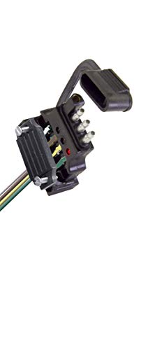Hopkins 48192 Endurance Quick Fix Trailer Side 4-Flat Connector, Black | The Storepaperoomates Retail Market - Fast Affordable Shopping