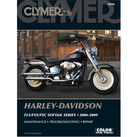 CLYMER REPAIR MANUAL FOR 2006-2009 HARLEY SOFTAILS M250