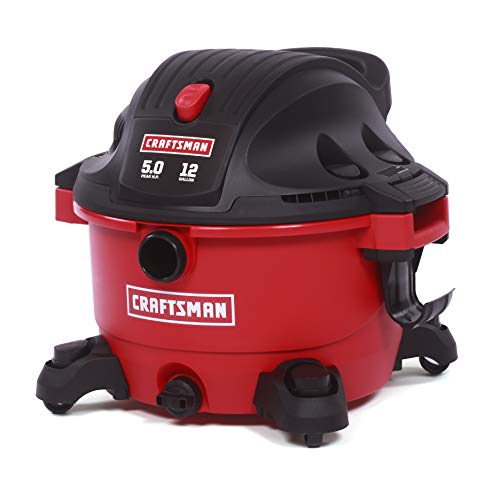 Craftsman 17765 12 Gallon 5.0 Peak HP Wet Dry Shop Vacuum
