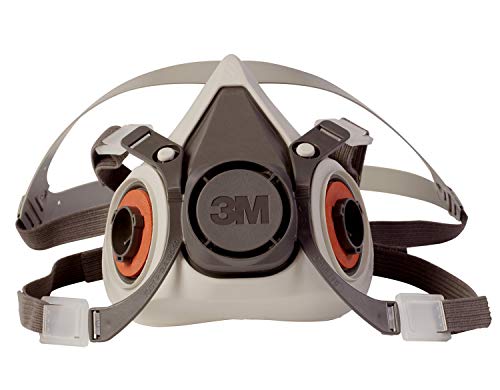 3M Half Facepiece Reusable Respirator 6100, Gases, Vapors, Dust, Paint, Cleaning, Grinding, Sawing, Sanding, Welding, Small