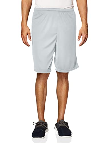 Augusta Sportswear Men’s 2XL Training Short, Silver Grey, XX-Large