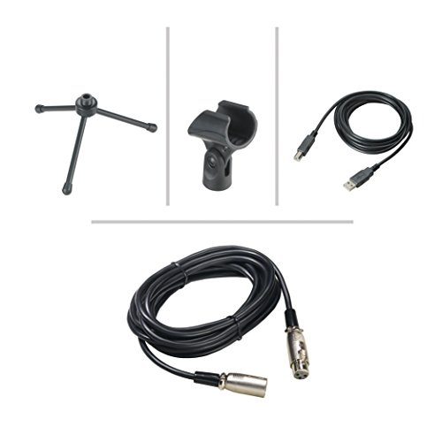 Audio-Technica AT2005USB Cardioid Dynamic USB/XLR Microphone,Black | The Storepaperoomates Retail Market - Fast Affordable Shopping