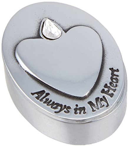 Cathedral Art (Abbey & CA Gift Always in My Heart Memorial Box, Silver