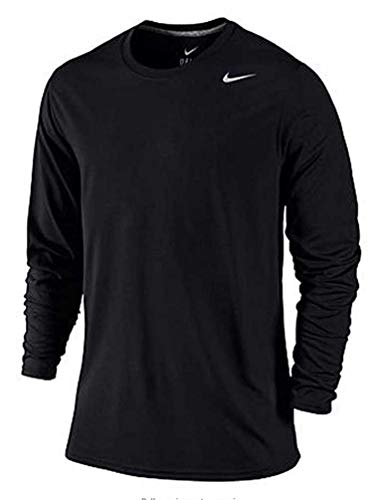 Nike 384408 Legend Dri-Fit Long Sleeve Tee – Black, Medium