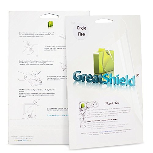 GreatShield (3 Pack) Ultra Anti-Glare (Matte) Clear Screen Protector Film for Amazon Kindle Fire (Does Not Fit Kindle Fire HD) | The Storepaperoomates Retail Market - Fast Affordable Shopping