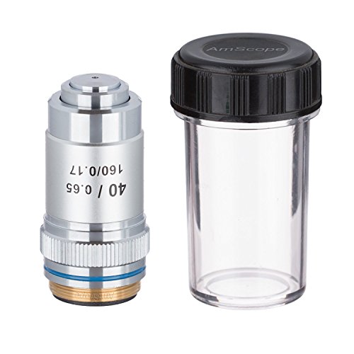 AmScope A40X 40X (Spring) Achromatic Microscope Objective