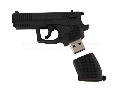 TJ 8 GB Gun Shape USB Flash Drive
