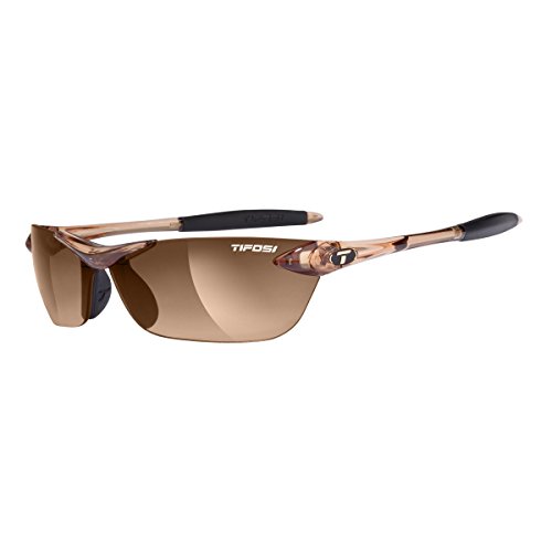 Womens Seek Sport Sunglasses – Ideal For Cycling, Golf, Hiking, Running, Tennis. Crystal Brown Frame/Brown Gradient Lens