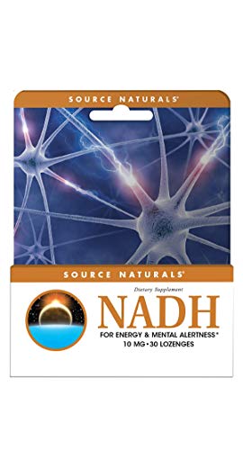 Source Naturals NADH 10mg, Boost Energy and Mental Alertness – 30 Lozenges
