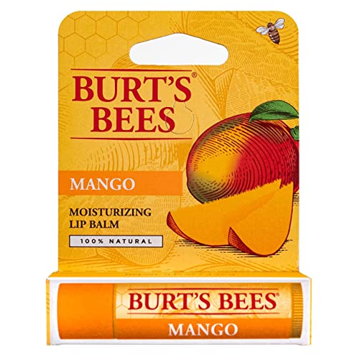 Burt’s Bees Moisturizing Lip Balm, Mango 0.15 oz (Pack of 12)