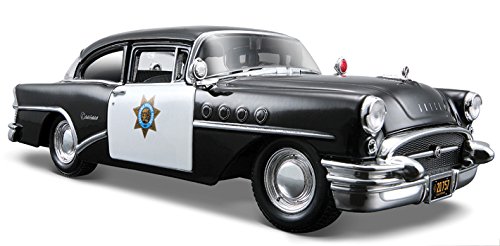 Maisto Buick Century, California Highway Patrol (1:26), 1955, Model Car,, 1:24