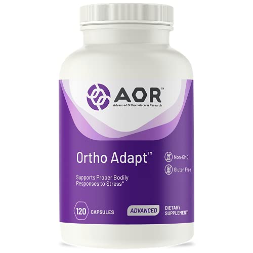 AOR, Ortho Adapt, Adrenal Support for Proper Response to Stress, Natural Adaptogenic Herbal Supplement, 120 capsules (30 servings)