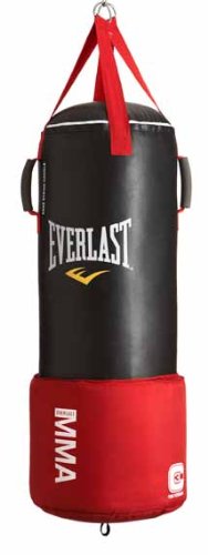 Everlast MMA4788 80lb OmniStrike Heavy Bag, Black, 80-Pounds