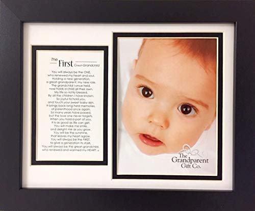 The Grandparent Gift Co. First Great-Grandchild Photo Frame
