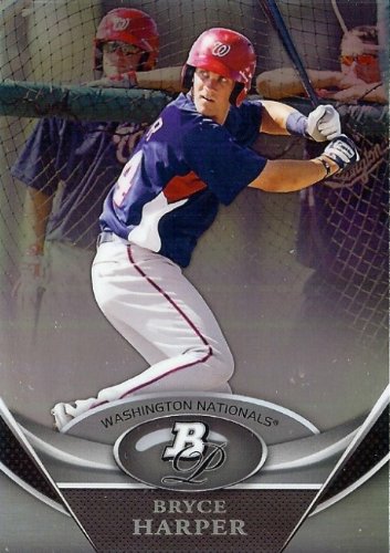 2011 Bowman Platinum Prospects #BPP1 Bryce Harper – Washington Nationals (RC – Rookie Card / Prospect XRC) (Baseball Cards)