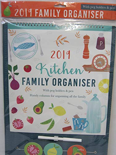 Tallon 0026 Family Calendar with Peg Hangers & Pen