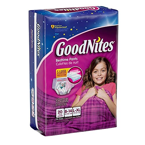Goodnites Underwear – Girl – Large/X-Large – 20 ct