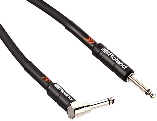 Roland Black Series Instrument Cable, Angled/Straight 1/4-Inch Jack, 5-Feet | The Storepaperoomates Retail Market - Fast Affordable Shopping