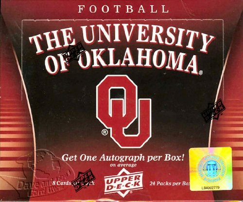 NCAA University of Oklahoma Upper Deck Trading Cards – Hobby Box