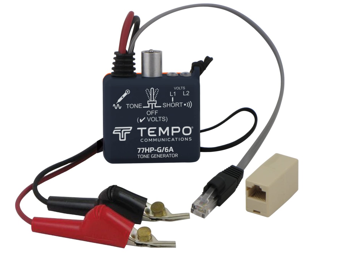 Tempo Communications 77HP-G/6A Tone Generator with ABN Test Clips – Professional Grade (Latest Model) | The Storepaperoomates Retail Market - Fast Affordable Shopping
