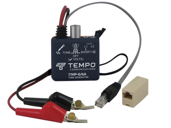 Tempo Communications 77HP-G/6A Tone Generator with ABN Test Clips – Professional Grade (Latest Model)