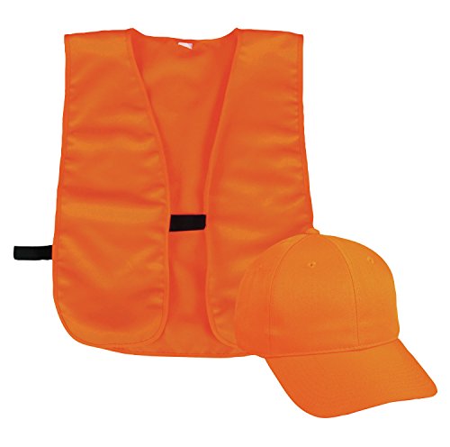 Outdoor Cap BLZCPV Vest and Cap Combo Adult Blaze, Blaze Orange