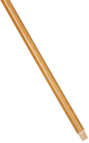 Rubbermaid Commercial Products Threaded Broom Handle, 54″, Lacquered Broom Handle, Efficient Cleaning & Storage,Handle Only, Cleaning Heads Sold Separately