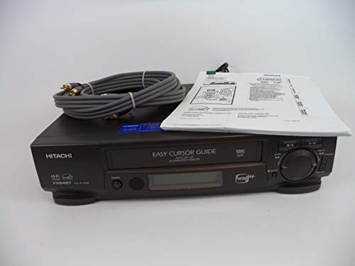 Hitachi VCR Recorder FX6404, Hi-Fi Stereo With Multi Function Window