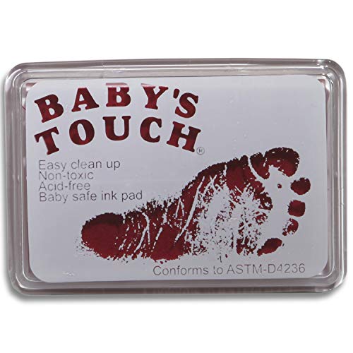 Baby’s Touch Baby Safe Reusable Hand & Foot Print Ink Pads – Pink
