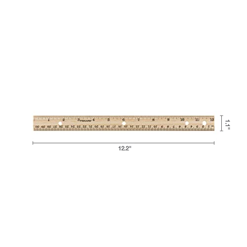 Fiskars 01-005358 Back to School Supplies Wood Ruler, 12 Inch | The Storepaperoomates Retail Market - Fast Affordable Shopping