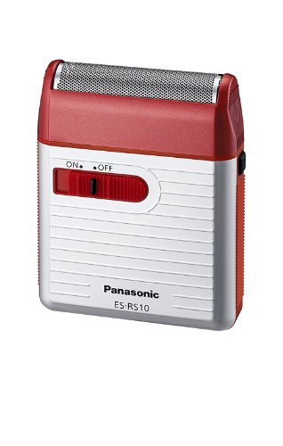 Panasonic Men’s Shaver for Traveler ES-RS10-R Red | DC3V (2 x AA Alkaline) (Japan Model)
