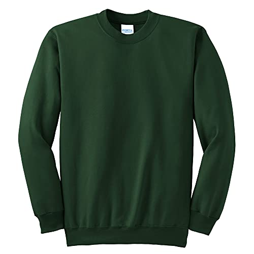 Port & Company Men’s Ultimate Crewneck Sweatshirt S Dark Green