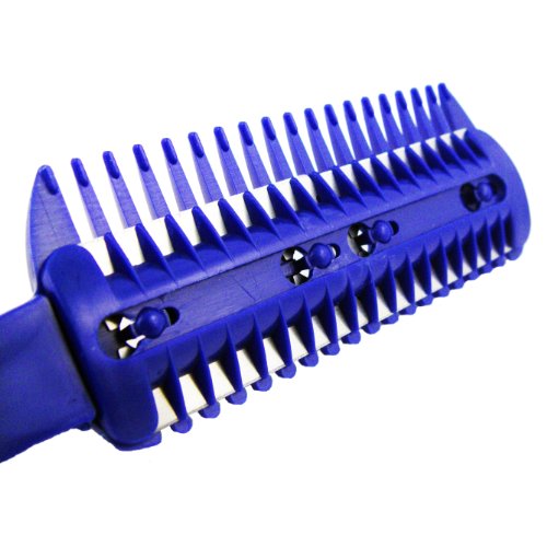 Universal Unisex Razor Comb Home Hair Cut Scissor with 5 Extra Blades
