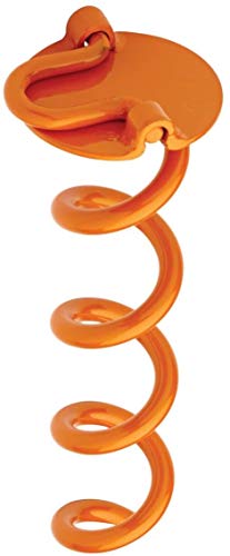 Liberty Outdoor ANCFR10-ORG-A Folding Ring Spiral Ground Anchor, Orange, 10-Inch, Single