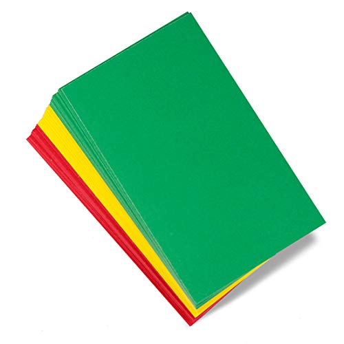 Hygloss Behavior Cards – Motivational for Students & Kids – Red, Yellow & Green Incentive Cards for Classroom – Early Childhood Education Material – Pocket Chart Cards – 2″ x 3″ – Pack of 100