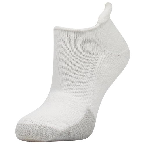thorlos womens Max Cushion Rolltop Tennis Sock, White, Medium US