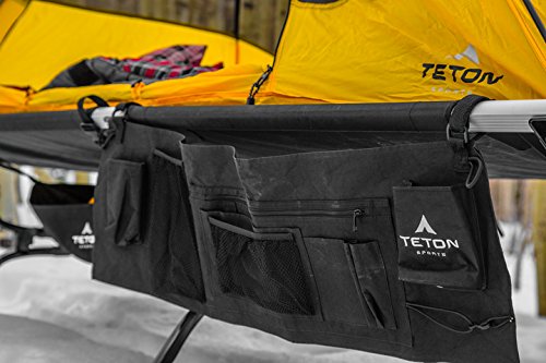 TETON Sports Cot Organizer; Great Camping and Hunting Gear; Perfect Companion to the TETON Sports Camping Cots; A Must Have , Black, 39 inches X 12 inches | The Storepaperoomates Retail Market - Fast Affordable Shopping