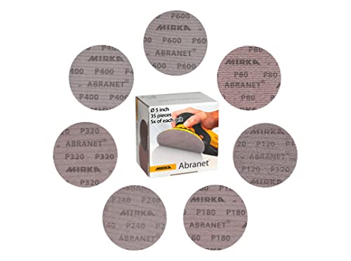 Mirka 9A-232-AP Abranet 5-Inch Mesh Grip Discs