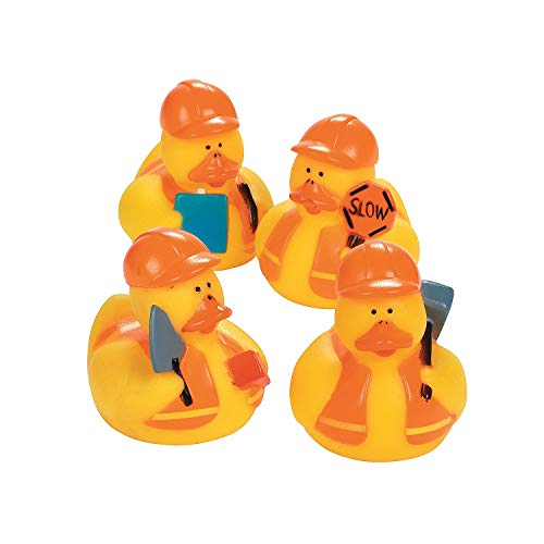 Fun Express Construction Rubber Duckies (Set of 12 Ducks) | The Storepaperoomates Retail Market - Fast Affordable Shopping