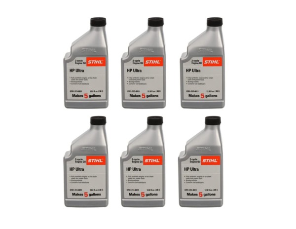 STIHL 0781 313 8013 12.8 Ounce High Performance Ultra 2 Cycle Engine Oil, 6 Pack