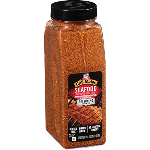 McCormick Grill Mates Seafood Seasoning, 23 oz – One 23 Ounce Container of Fish Seasoning, Enhancing Flavor of Seafood, Beef, Poultry, Vegetable Dishes and More