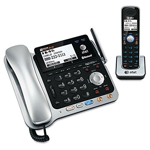 AT&T TL86109 TL86009 2 Cordless Handsets Chargers 1.9GHz Corded Cordless Phone Combo