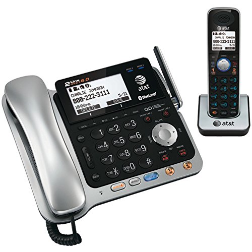 AT&T TL86109 TL86109 Two-Line DECT 6.0 Phone System with Bluetooth