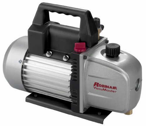 Robinair (15310) VacuMaster Single Stage Vacuum Pump – Single-Stage, 3 CFM Silver