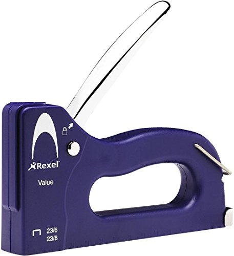 Rexel Value Tacker with Ruler (Blue)