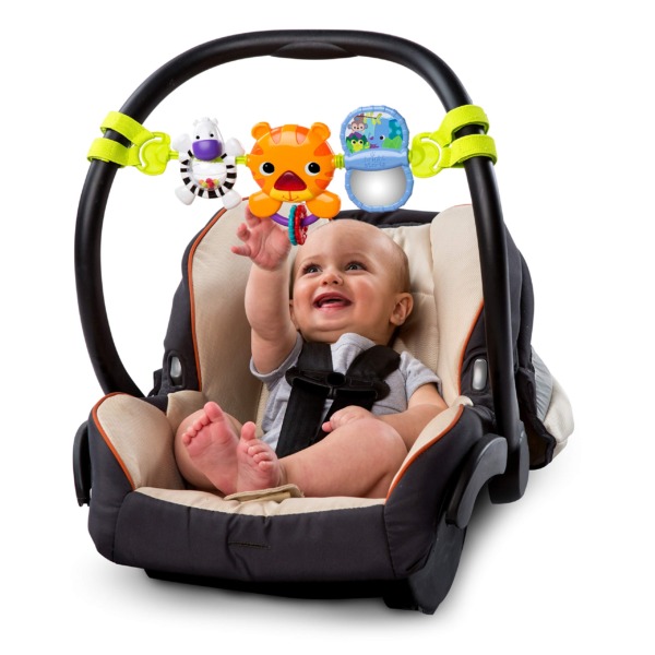 Bright Starts Take Along Musical Carrier Activity Toy Bar, Ages Newborn +, Multi-Color