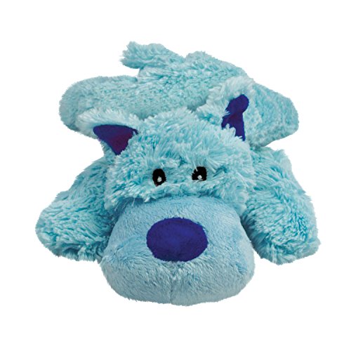 KONG Cozie Baily the Blue Dog, Medium Dog Toy, Blue