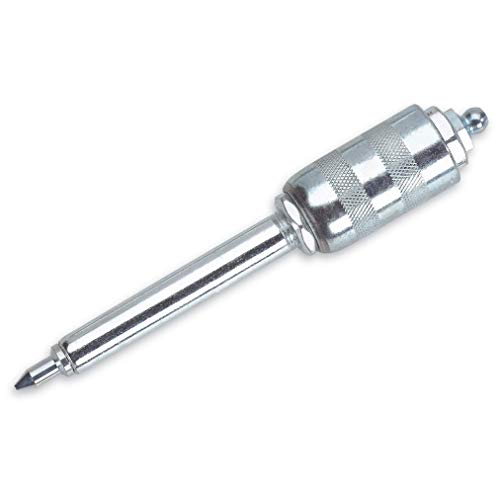 LUMAX LX-1415 Silver 3-5/8″ Needle-Type Adapter Needle-Type Adapter, 5″ (127 mm). Needle-Type Adapter for Flush or Hard-to-Reach Grease Fittings.
