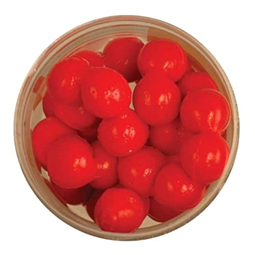 Berkley PowerBait Power Eggs Floating Magnum Salmon Egg Red – Garlic Scent, .5 oz Small Jar