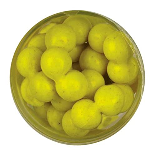 Berkley PowerBait Power Eggs Floating Magnum Chartreuse – Garlic Scent, .5 oz Small Jar